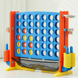 Maxbell Four in A Row Game Rings Toss Travel Family Board Game for Home Indoor Party castle