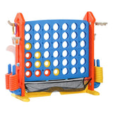 Maxbell Four in A Row Game Rings Toss Travel Family Board Game for Home Indoor Party house