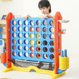 Maxbell Four in A Row Game Rings Toss Travel Family Board Game for Home Indoor Party house