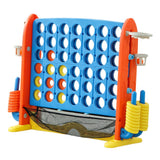 Maxbell Four in A Row Game Rings Toss Travel Family Board Game for Home Indoor Party Rocket