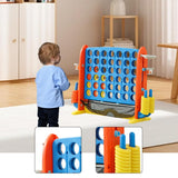 Maxbell Four in A Row Game Rings Toss Travel Family Board Game for Home Indoor Party Rocket