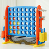 Maxbell Four in A Row Game Rings Toss Travel Family Board Game for Home Indoor Party Rocket