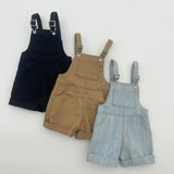 Maxbell 1/6 Scale Bib Overalls and Top Bib Shortalls for 12" Action Figures Dress up