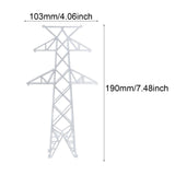 Maxbell 1:160 Power Tower Model Multifunctional Sand Table Decor Landscaping Scenery