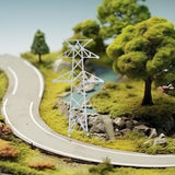 Maxbell 1:160 Power Tower Model Multifunctional Sand Table Decor Landscaping Scenery