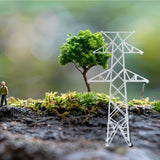 Maxbell 1:160 Power Tower Model Multifunctional Sand Table Decor Landscaping Scenery