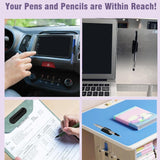 Maxbell Pen Holder for Clipboard Sturdy Lightweight Pen Clip for Gift Home Classroom Black