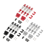 Maxbell 1/12 RC Car Shock Absorber Kit RC Vehicle Accessories for MN82 MN82S MN82Pro Red