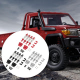 Maxbell 1/12 RC Car Shock Absorber Kit RC Vehicle Accessories for MN82 MN82S MN82Pro Red
