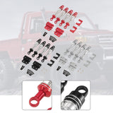 Maxbell 1/12 RC Car Shock Absorber Kit RC Vehicle Accessories for MN82 MN82S MN82Pro Red