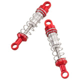 Maxbell 1/12 RC Car Shock Absorber Kit RC Vehicle Accessories for MN82 MN82S MN82Pro Red
