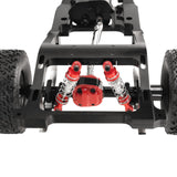 Maxbell 1/12 RC Car Shock Absorber Kit RC Vehicle Accessories for MN82 MN82S MN82Pro Red