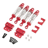 Maxbell 1/12 RC Car Shock Absorber Kit RC Vehicle Accessories for MN82 MN82S MN82Pro Red