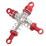 Maxbell 1/12 RC Car Shock Absorber Kit RC Vehicle Accessories for MN82 MN82S MN82Pro Red