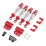 Maxbell 1/12 RC Car Shock Absorber Kit RC Vehicle Accessories for MN82 MN82S MN82Pro Red