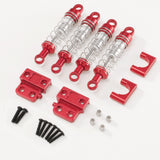 Maxbell 1/12 RC Car Shock Absorber Kit RC Vehicle Accessories for MN82 MN82S MN82Pro Red