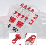 Maxbell 1/12 RC Car Shock Absorber Kit RC Vehicle Accessories for MN82 MN82S MN82Pro Red