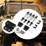 Maxbell 1/12 RC Car Shock Absorber Kit RC Vehicle Accessories for MN82 MN82S MN82Pro Black