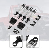 Maxbell 1/12 RC Car Shock Absorber Kit RC Vehicle Accessories for MN82 MN82S MN82Pro Black