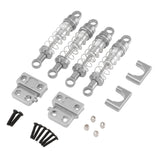 Maxbell 1/12 RC Car Shock Absorber Kit RC Vehicle Accessories for MN82 MN82S MN82Pro Silver