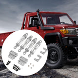 Maxbell 1/12 RC Car Shock Absorber Kit RC Vehicle Accessories for MN82 MN82S MN82Pro Silver