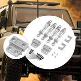 Maxbell 1/12 RC Car Shock Absorber Kit RC Vehicle Accessories for MN82 MN82S MN82Pro Silver