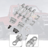 Maxbell 1/12 RC Car Shock Absorber Kit RC Vehicle Accessories for MN82 MN82S MN82Pro Silver
