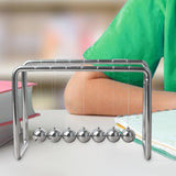 Maxbell Newton's Cradle Pendulum Balls Versatile for Art Work Gifts Swinging Desktop
