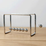 Maxbell Newton's Cradle Pendulum Balls Versatile for Art Work Gifts Swinging Desktop