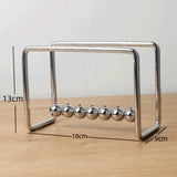 Maxbell Newton's Cradle Pendulum Balls Versatile for Art Work Gifts Swinging Desktop