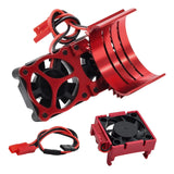 Maxbell 3340 RC Cooling Fan Repair 540 Heat Sink Motor Fan for Vxl-3S Red