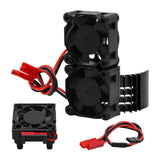 Maxbell 3340 RC Cooling Fan Repair 540 Heat Sink Motor Fan for Vxl-3S Black