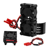 Maxbell 3340 RC Cooling Fan Repair 540 Heat Sink Motor Fan for Vxl-3S Black