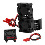 Maxbell 3340 RC Cooling Fan Repair 540 Heat Sink Motor Fan for Vxl-3S Black