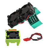 Maxbell 3340 RC Cooling Fan Repair 540 Heat Sink Motor Fan for Vxl-3S Green