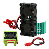 Maxbell 3340 RC Cooling Fan Repair 540 Heat Sink Motor Fan for Vxl-3S Green