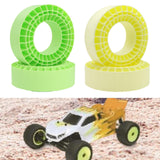 Maxbell 2Pcs Tire Inserts for 1/10 RC Crawler Trucks Replacement Wheel Tires Inserts Green