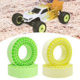 Maxbell 2Pcs Tire Inserts for 1/10 RC Crawler Trucks Replacement Wheel Tires Inserts Green