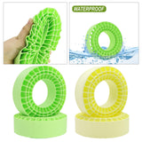 Maxbell 2Pcs Tire Inserts for 1/10 RC Crawler Trucks Replacement Wheel Tires Inserts Green