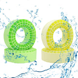 Maxbell 2Pcs Tire Inserts for 1/10 RC Crawler Trucks Replacement Wheel Tires Inserts Green