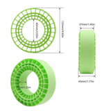 Maxbell 2Pcs Tire Inserts for 1/10 RC Crawler Trucks Replacement Wheel Tires Inserts Green