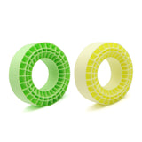 Maxbell 2Pcs Tire Inserts for 1/10 RC Crawler Trucks Replacement Wheel Tires Inserts Green