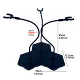 Maxbell Action Figure Stand Decor Action Figure Accessories Display Stand Figure Toy Black