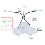 Maxbell Action Figure Stand Decor Action Figure Accessories Display Stand Figure Toy Clear