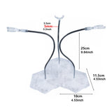 Maxbell Action Figure Stand Decor Action Figure Accessories Display Stand Figure Toy Clear