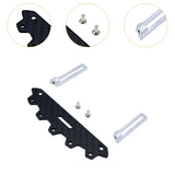 Maxbell 1/10 RC Crawler Carbon Fiber Front Bumper Easy to Install RC Car Accessories