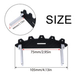 Maxbell 1/10 RC Crawler Carbon Fiber Front Bumper Easy to Install RC Car Accessories