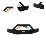 Maxbell Front Bumper with LED Light Upgrade for 1/18TH RC Crawler Car Fcx18 LC80 Style B