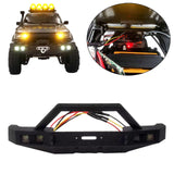 Maxbell Front Bumper with LED Light Upgrade for 1/18TH RC Crawler Car Fcx18 LC80 Style B