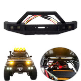 Maxbell Front Bumper with LED Light Upgrade for 1/18TH RC Crawler Car Fcx18 LC80 Style B